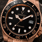 Vorenzzo Automatic Watch 40mm Rose Gold Black Dial Sapphire Date Men s