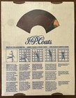 Vintage Nip J p  Coats Latch Hook Kit Christmas Holiday Poinsettias
