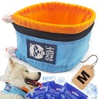 Cooling Collar For Dogs - Ice Bandana With 16 Pcm Ice Packs   Carry Bag Medium