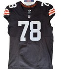 Jack Conklin Game Worn 10 05 25 Photo Matched     Browns Nike Nfl Jersey V Vikings