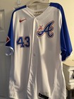 Authentic Game-worn Brian Snitker City Connect  43 Jersey   Mlb Authenticated