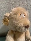 Vintage Russ Berrie  520 Teddy Bear Plush Tan 9  Hard Sad Eyes Light Brown