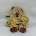Vintage Ty Pluffies Love To Baby Bear Yellow Plush Pj 12    Tylux Rare 2004 Nwt