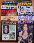 Vintage Playboy Magazine Oldies Mix Of 1960 - 1990 Lot Of 12