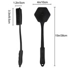 Long Handle Bath Body Brush  Silicone Body Back Scrubber Exfoliator For Shower