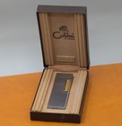 Colibri Of London John Sterling Duo-flame Pipe Lighter-silver   Gold In Box
