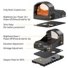 Ultra Low Profile Motion Awake 3 Moa Refiex Red Dot Sight For Rmr Glock 17 19mos