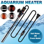 Adjustable Heater 500w Watts Submersible Fish Tank Aquarium Freshwater Marine