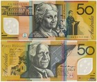 Australia 50 Dollars 2012 P 60 Unc New Banknote
