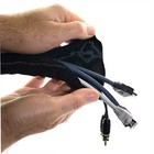 1 Inch Snakeskin Cable Management Kit - Black - 8 Feet Pack