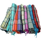 Men Women Unisex 100  Cashmere Scarf Classic Tartan Stripe Wool Wrap Scotland