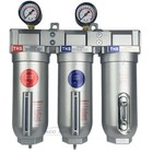 3 4  Compressed Air Inline Filter Desiccant Dryer Moisture Separator Trap System