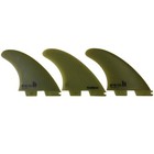 Fcs Ii  carver  Ecoblend Thruster Fins - Lightly-used - Large - Olive Green