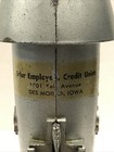 Vintage Mechanical Space Rocket Metal Toy Bank 1957 Astro Mfg Berzac Creations
