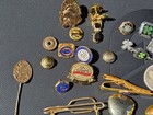 Vintage Gold Filled And Sterling Jewelry- Masonic  Fraternal  4h Pins And Charms