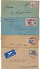 South West Africa 1930s Collection Of 7 Postal History Covers Including Pair Reg