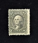 1867 12c  Washington E Grill  Damaged