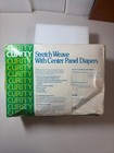 Nip Vintage 70s 80s Curity Stretch Weave 12 Cloth Diapers 21    X 40   