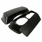 Vivid Black Hard Saddlebag Lids Abs Dual 6x9   Saddlebags Speaker Lids