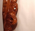 17 1 2  Moari Club Vtg Wood Carved Tiki Bar New Zealand Pacific Islands Warrior