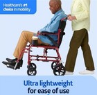 Medline Ultra Lightweight Transport Wheelchair