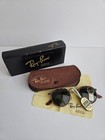 Rare   Nos Ray-ban B l W1677 Classic Tortoise Round Sunglasses 90s