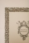 Olivia Riegel Crystal  silver Everleigh  8x10 Photo Frame New In Box