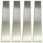 Pure Nickel Sheet 6x1 Anode 4 Pack For Electroplating