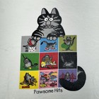 Crazy Shirts B Kilban Pawesome Hits  Cat Rare Vintage Cartoon Tee 2xl Distressed