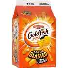 Goldfish Flavor Blasted Xtra Cheddar Cheese Crackers  27 3 Oz Carton