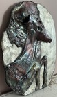 Vintage 2004 Handmade Horse Wall Plaque Ceramic resin - One Of A Kind Piece