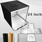 Photo Studio Light Box  24   24 Inch Professional Dimmable Shooting Tent Kit