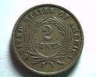 1869 Two Cent Piece Extra Fine Xf Extremely Fine Ef Nice Original Coin Bobs Coin