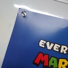 Nintendo Every Day Is A Mario Day Poster 28in X 24in Gamestop Promo -rare