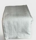 Set Of 5 Standard Textile White Hand Towels Cotton-polyester Blend 16x25 New