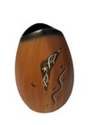 Harry White Nullabor Aboriginal Motif Pottery Vase Australian 6 In