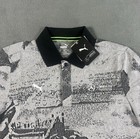 Puma X Mercedes Amg Petronas F1 Racing Team Jacquard Polo Shirt Men   s Small Nwt