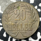 1916-t German East Africa 20 Heller Lot mk204