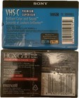 Lot  2 Vhs-c Sony Premium Grade Camcorder Video Cassette Tapes Maxell New Sealed