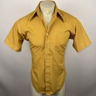 Vintage 60s 70s Sears Dress Shirt Disco Hippy Mcm Japan Made 15 5 Mens Medium