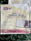 Westrim Crafts 12x12 Hinged Pages-refill Strap Albums  29015   Protective Sleeve