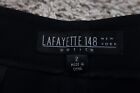 Lafayette 148 Pants Womens 2 Black Dress Pant Bootcut Flare Wool