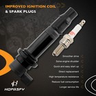 4x Ignition Coil   Spark Plugs Pack For 02-15 Yamaha  Fzs1 Fz1 Yzfr1 Yzf R6 R6s