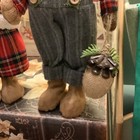 Pair Of Winter Dressed Foxes anthropomorphic very Charming tall mixed Materials 