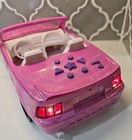 Vintage State 1998 Pink Mustang Battery Operated Car Rare Works 