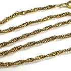 9  14k Yellow Gold 2mm Singapore Chain Anklet Or X-long Bracelet  1 23g