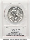 2017 Palladium Eagle 1 Oz Fs Pcgs Ms70 Ed Moy