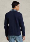 Nwt  298 Polo Ralph Lauren Cotton Rivet Pocket Sweater Navy Blue Men s Sz M