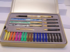 Deluxe Calligraphy Fountain Pen Set With Assorted Inks And Nibs - 33 Pieces