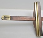    vintage 20-1 2  Stanley     85-1 2 Rosewood   Brass Panel Gauge  inv R170 